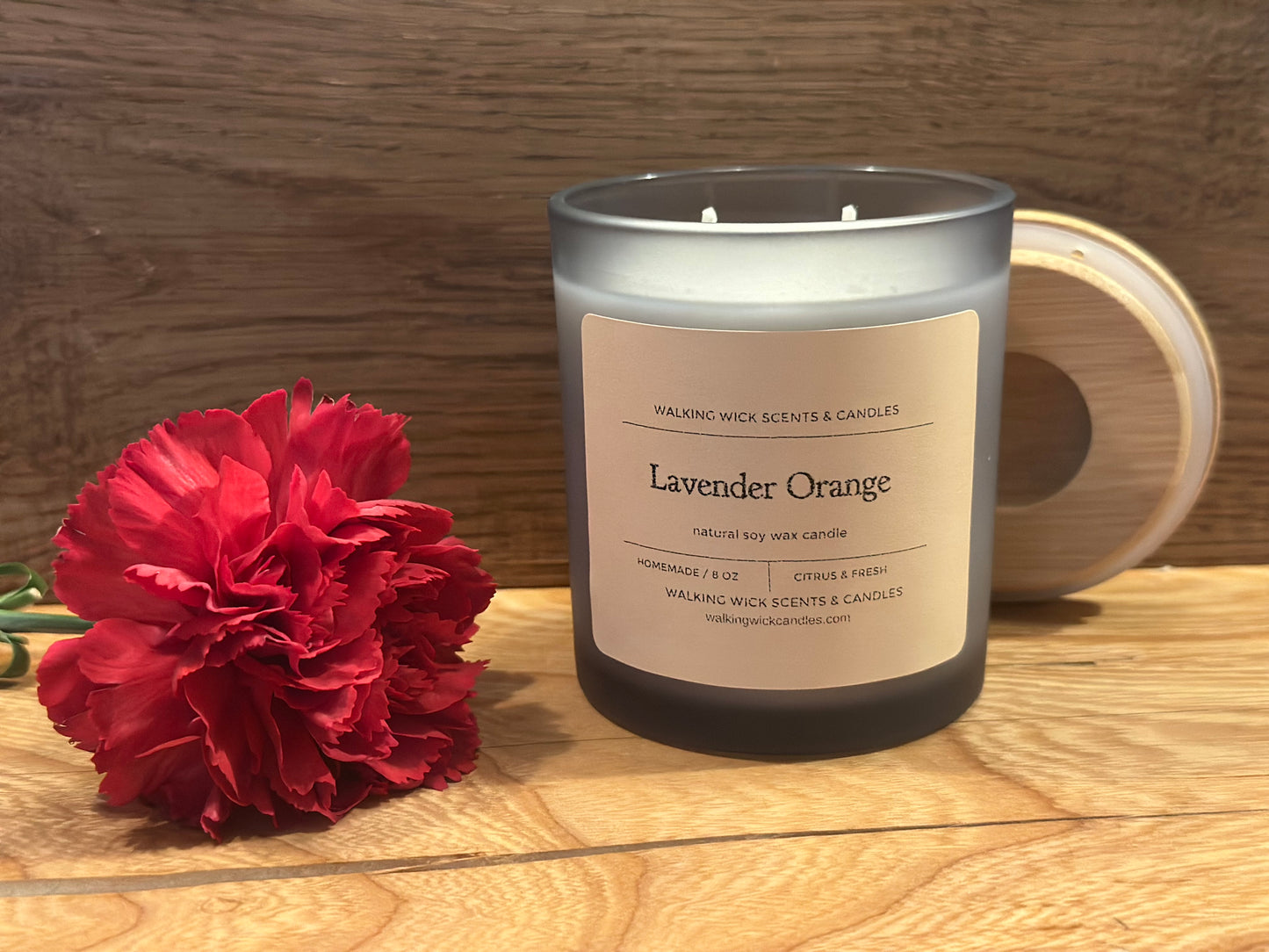 Lavender Orange Candle 8 oz