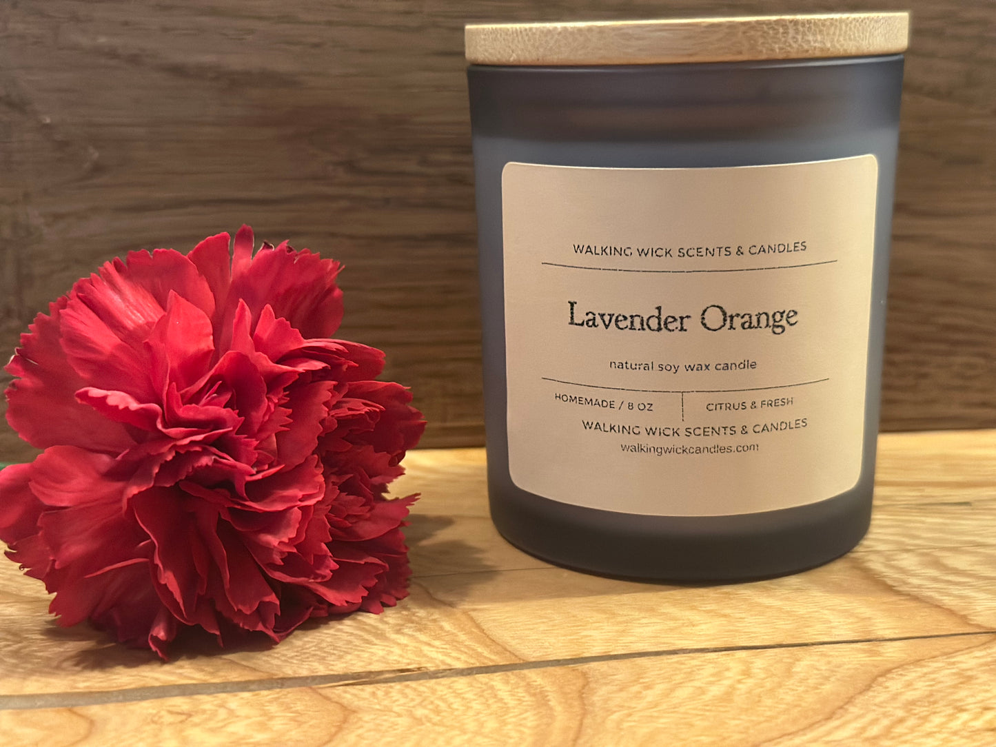 Lavender Orange Candle 8 oz
