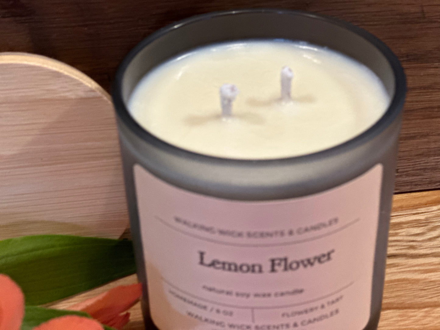 Lemon Flower Candle 8 oz