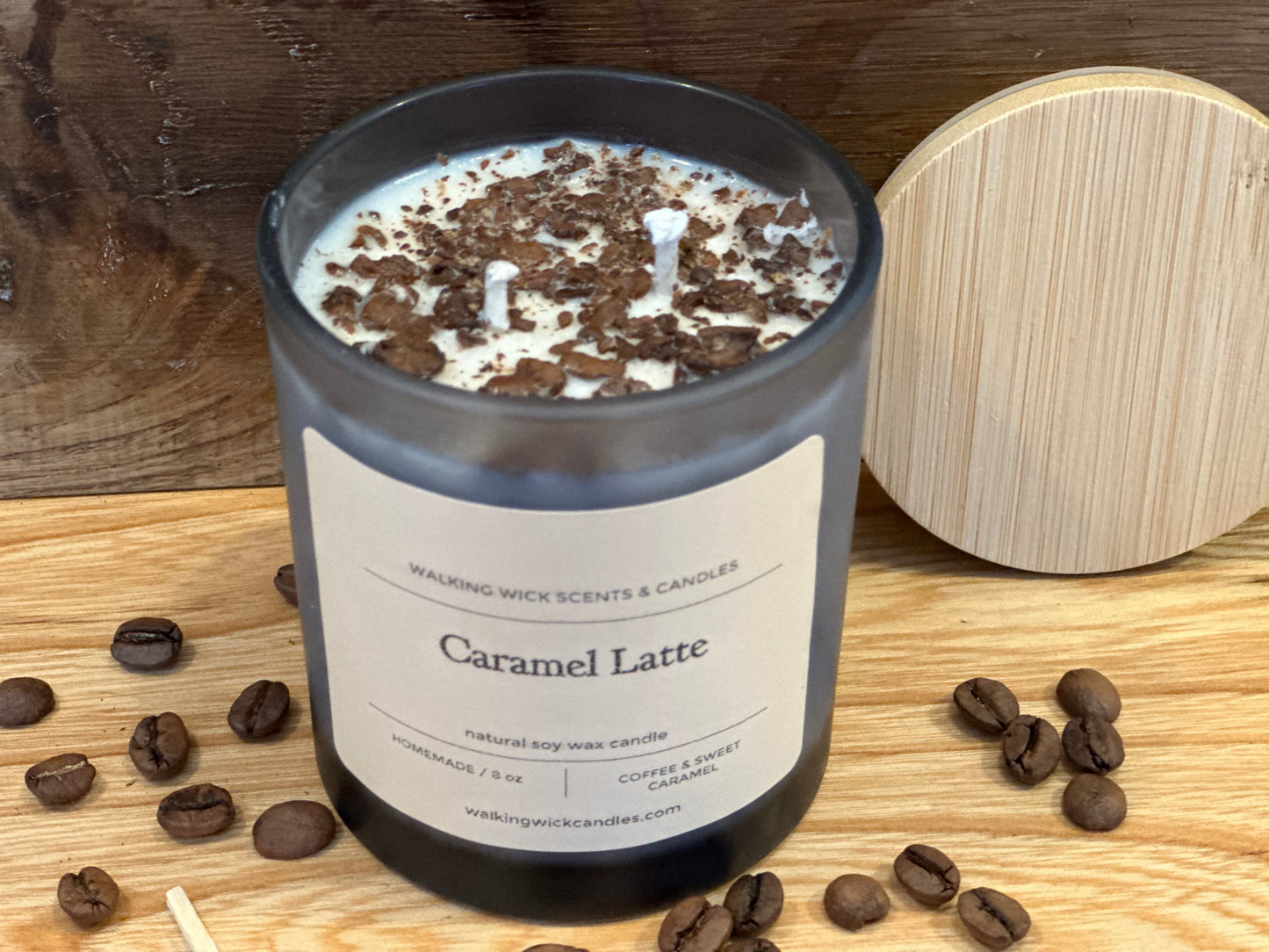 Caramel Latte Candle 8 oz