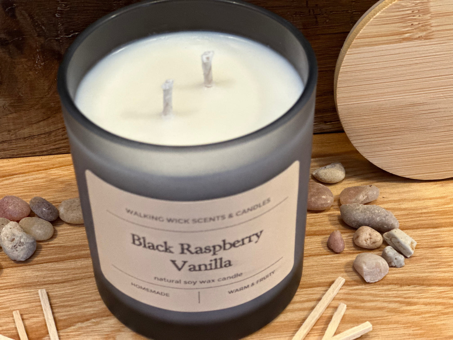 Black Raspberry Vanilla Candle 8 oz