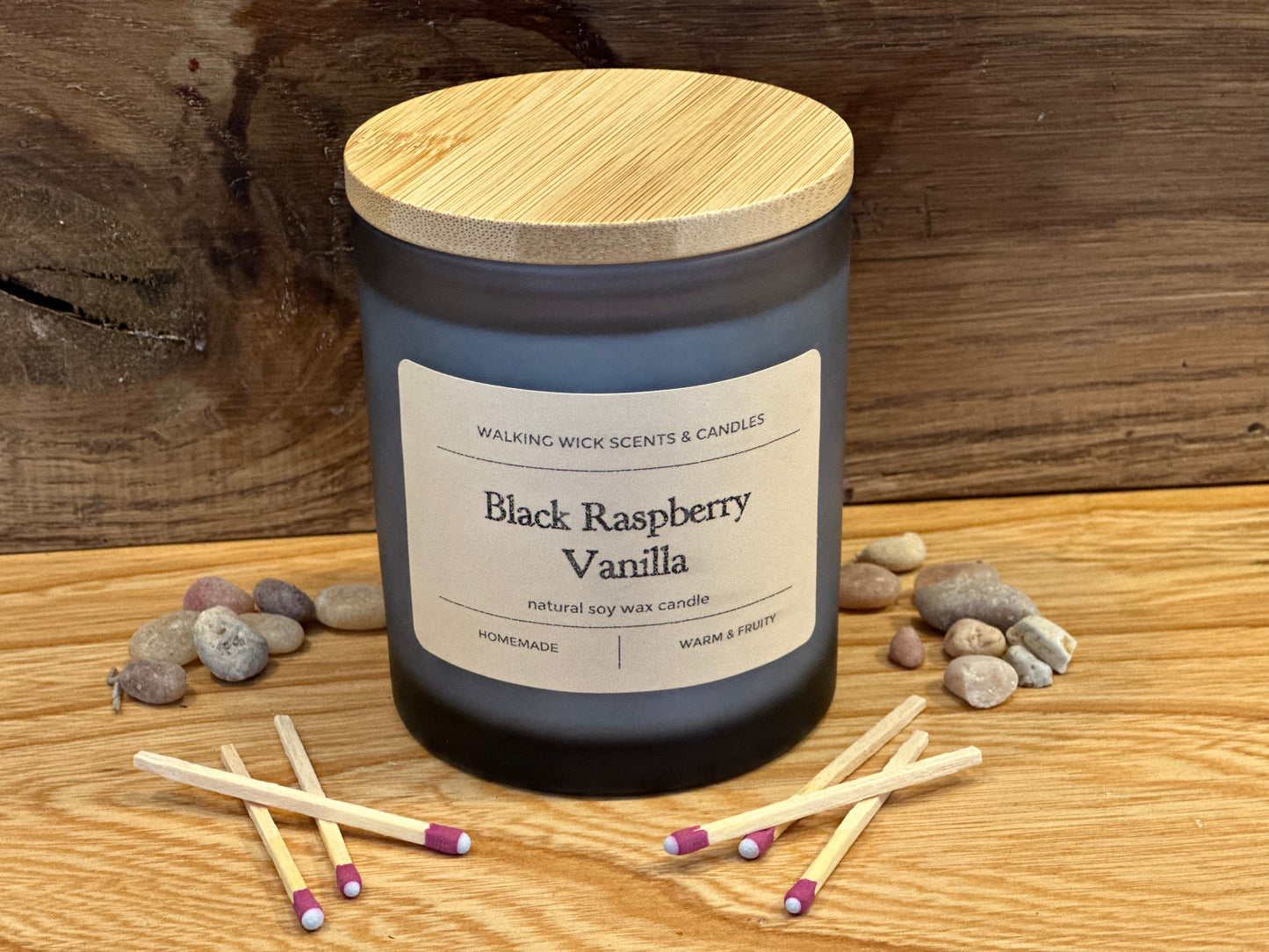 Black Raspberry Vanilla Candle 8 oz