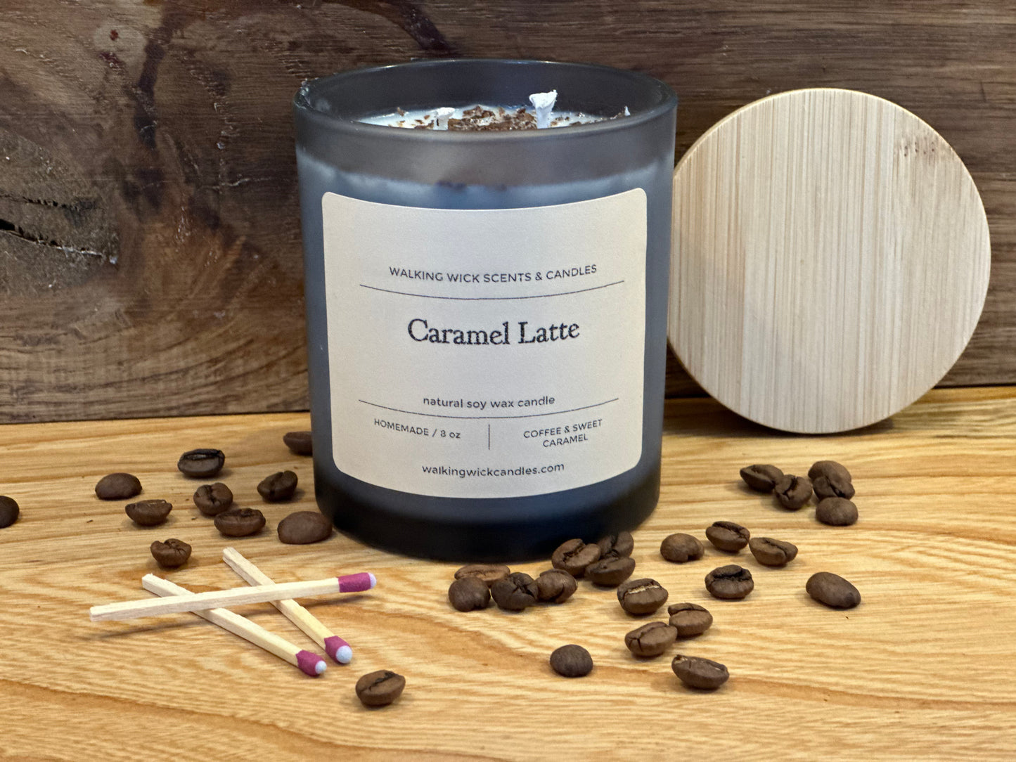 Caramel Latte Candle 8 oz