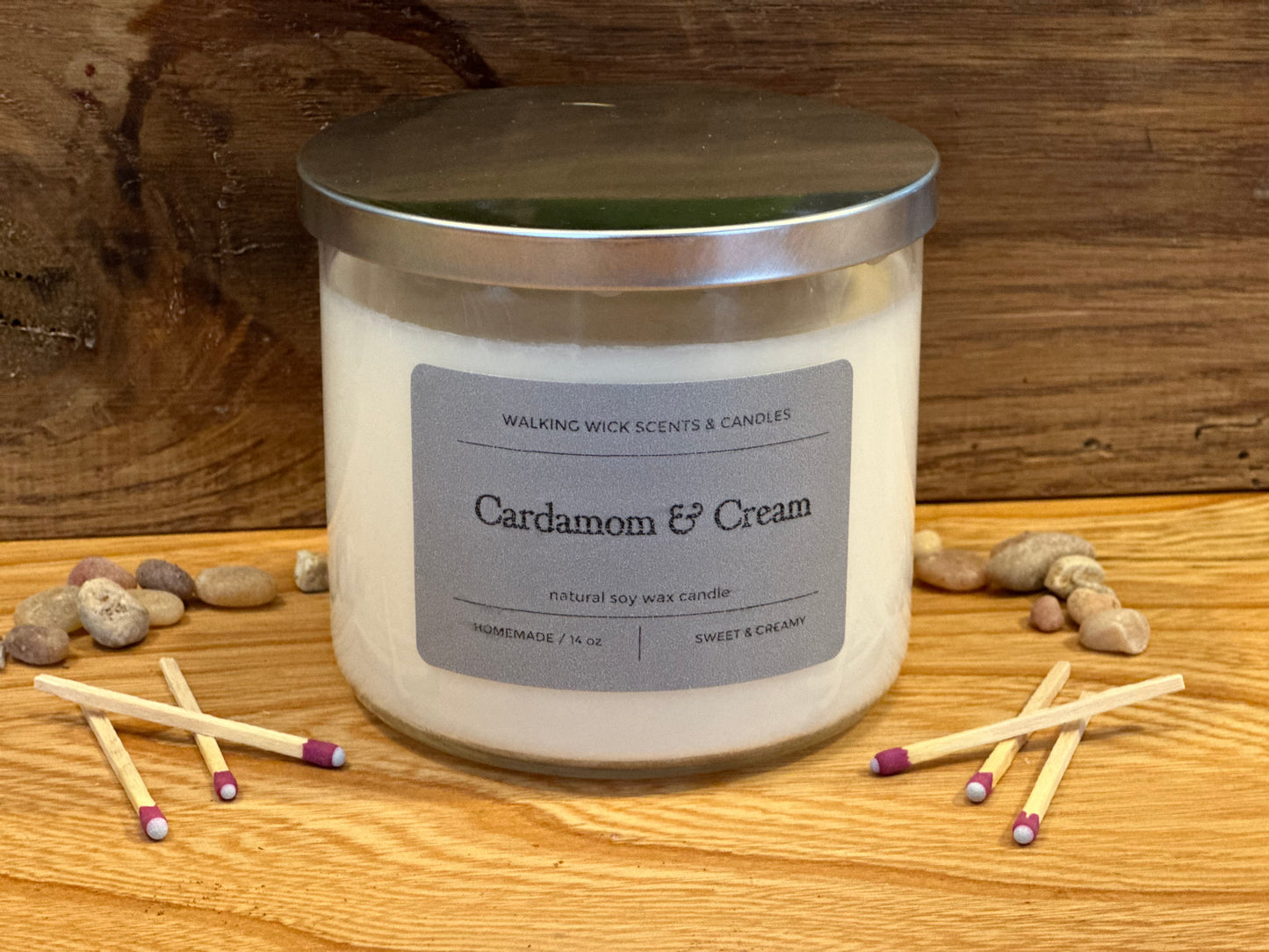 Cardamom & Cream Candle 14 oz