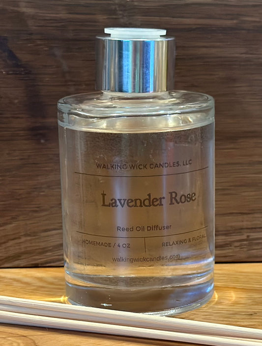 Lavender Rose Reed Oil Diffuser 4 oz