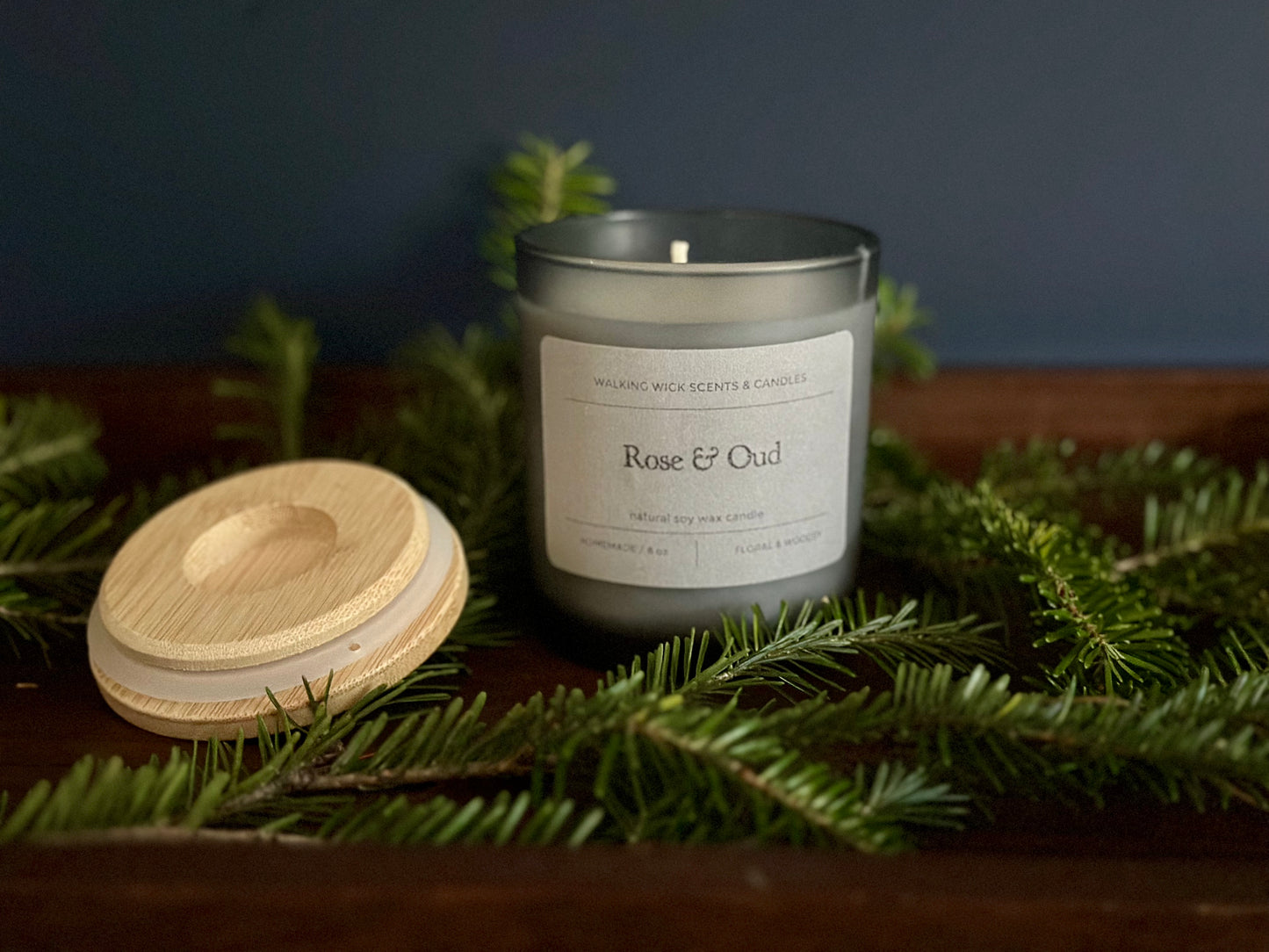 Rose & Oud Candle 8 oz