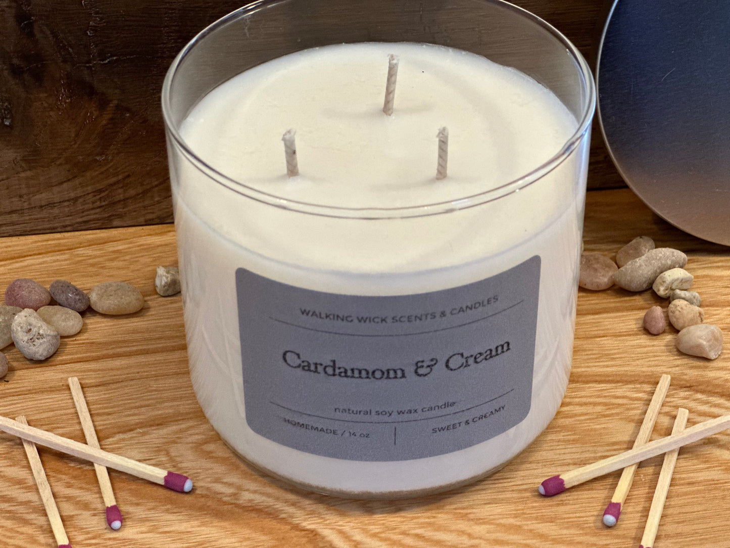 Cardamom & Cream Candle 14 oz