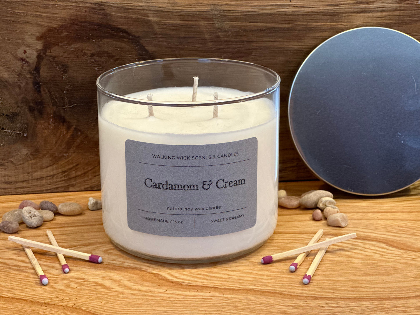 Cardamom & Cream Candle 14 oz